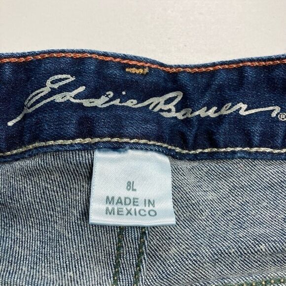 EDDIE BAUER, Women’s CurvyBootcut jeans,blue,Sz 8L - Picture 6 of 13